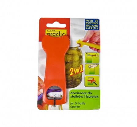 Otvírák PH na sklenice OMNIA TWIST + korunka, mix barev KUTIL Sklad7 9444290.00