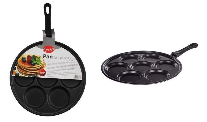 Pánev na lívance teflon ¤29cm 7x oko  APETIT KUTIL Sklad7 4758870.00