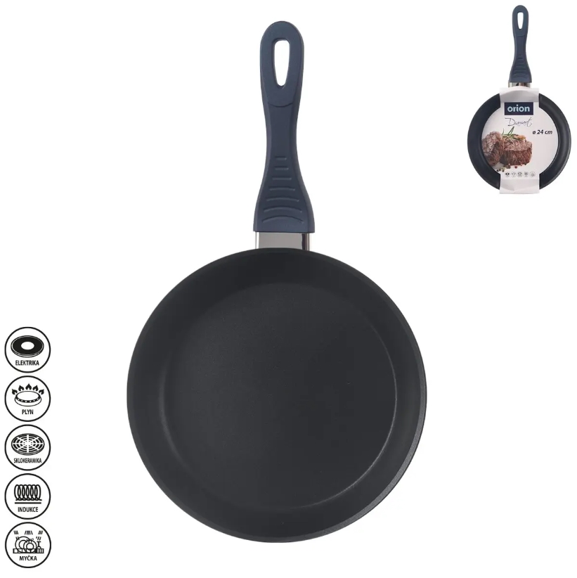 Pánev nepřilnavá ¤24cm DIAMANT vč. indukce