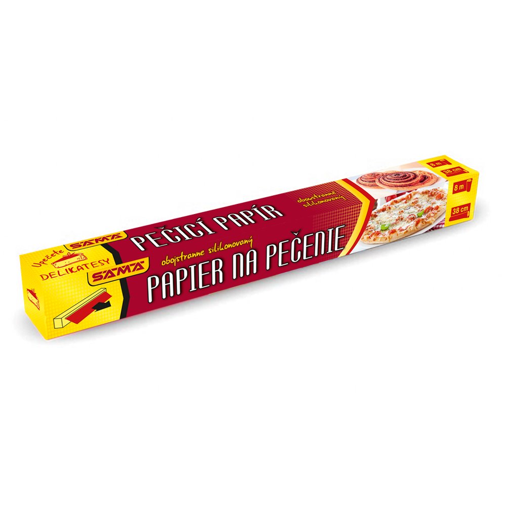 Papír na pečení hnědý 38cm/8m, box  SAMA KUTIL Sklad7 583840.00