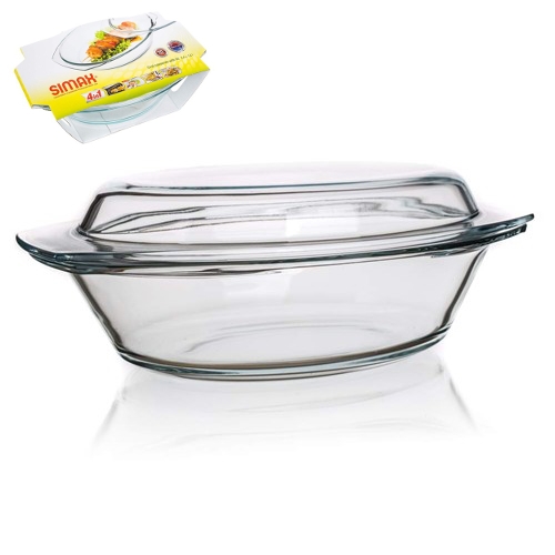 Pekáč SIMAX 7036 ovál 2,4L + víko 1,2L KUTIL Sklad7 4712519.00