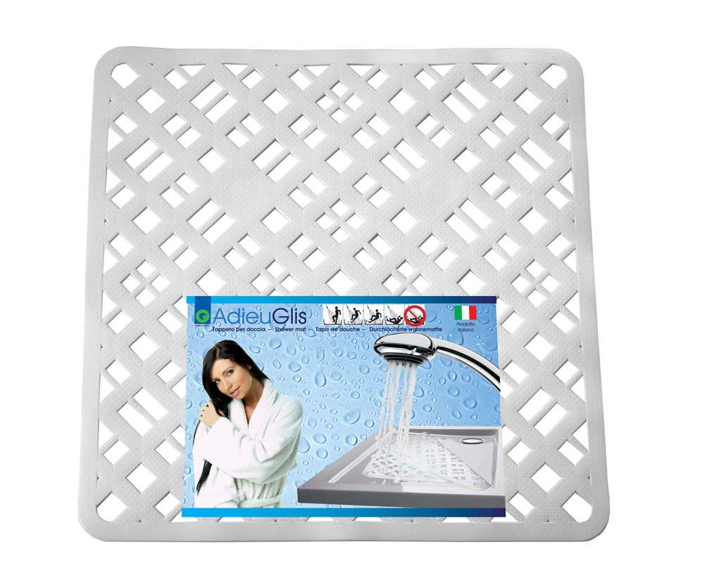 Podložka do sprchy protiskluzová 55x55cm mřížka  AG KUTIL Sklad7 7550800.00