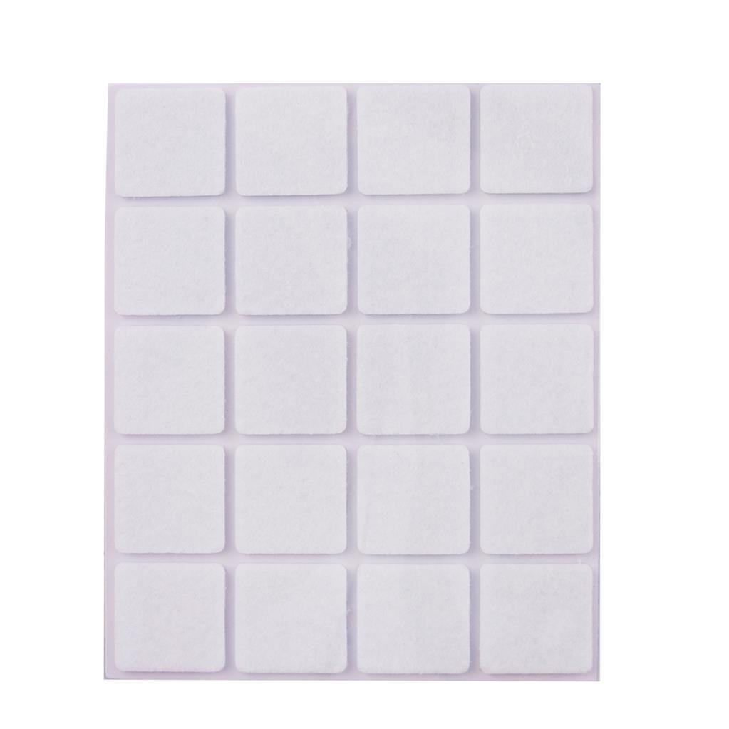 Podložka pod nábytek filcová 2,5x2,5cm 20ks  ORION bílá KUTIL Sklad7 2645600.00