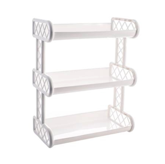 Polička plast 3patra 32,4x17,7x41,4cm  BRAVO bílá KUTIL Sklad7 425440.00