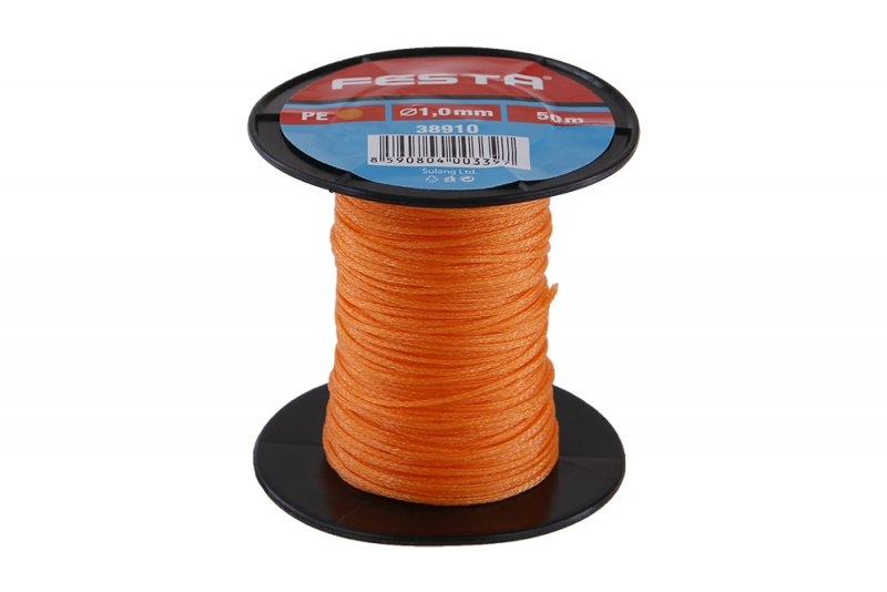 Provázek zednický 50m ¤1mm oranžový  FESTA KUTIL Sklad7 8038910.00