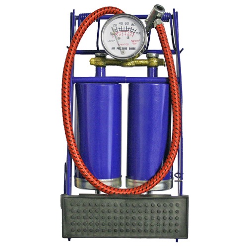 Pumpa nožní s manometrem TWIN  AKOLA KUTIL Sklad7 8756100.00