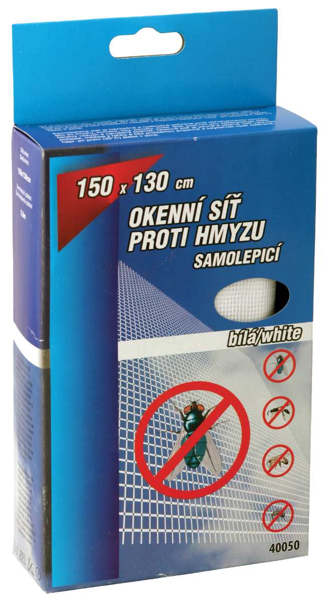 Sieť proti hmyzu okenná 150x90cm biela FESTA