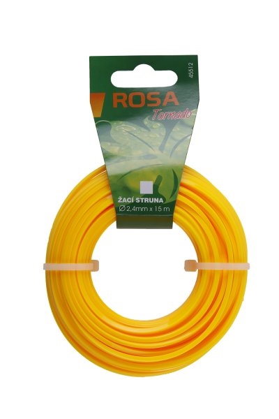 Struna do sekačky čtverec 2,4mm/15m  ROSA KUTIL Sklad7 8045512.00