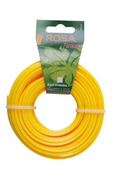 Struna do sekačky čtverec 3mm/15m  ROSA KUTIL Sklad7 8045516.00