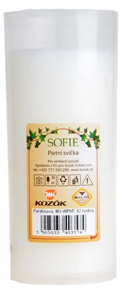 Svíčka parafín 215g náhrada bílá WP6P KUTIL Sklad7 2290200.00