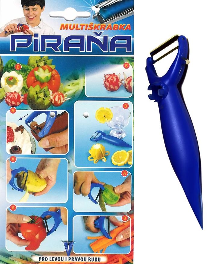 Škrabka kuchyňská multi PIRAŇA KUTIL Sklad7 2011060.00