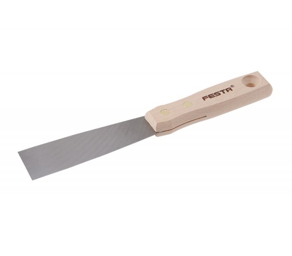 Špachtle  4cm nerez/dřevo  FESTA KUTIL Sklad7 8032162.00