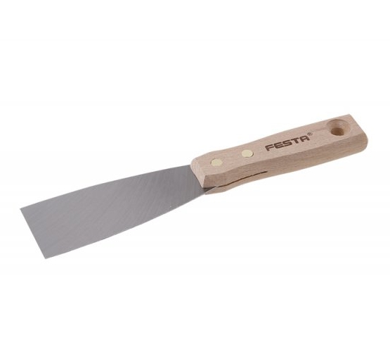 Špachtle  5cm nerez/dřevo  FESTA KUTIL Sklad7 8032163.00