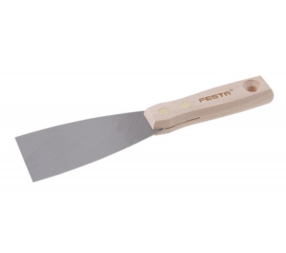 Špachtle  6cm nerez/dřevo  FESTA KUTIL Sklad7 8032164.00