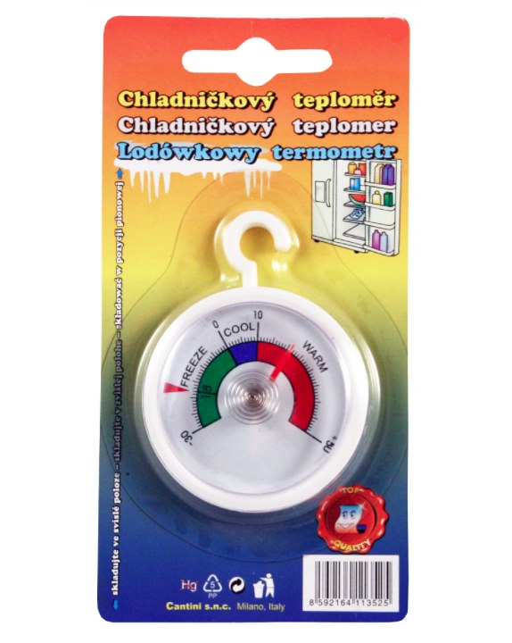Teploměr chladničkový závěsný ¤5cm  HOME LINE KUTIL Sklad7 9302000.00