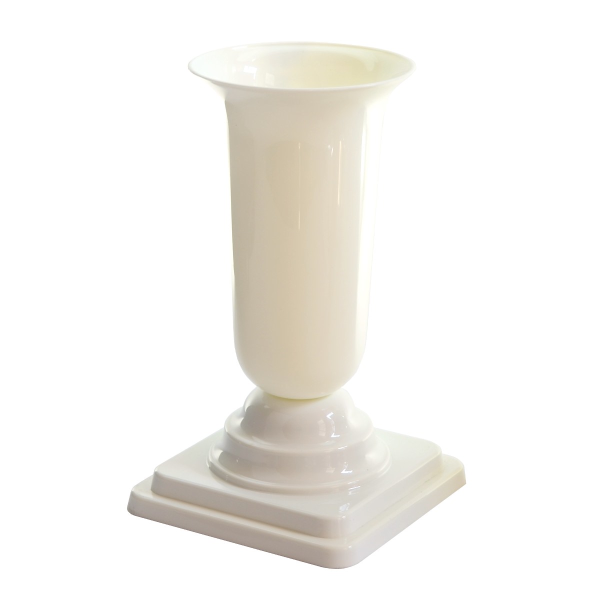 Váza hřbitovní PH zátěžová 27cm bílá nová KUTIL Sklad7 7900960.00