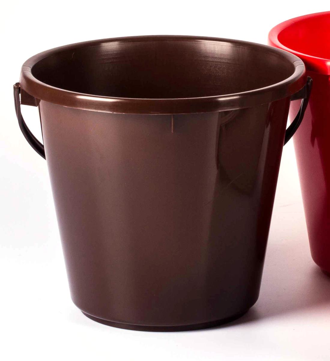 Vědro 15L PH hnědá/GR šedá  CZ KUTIL Sklad7 243403.00