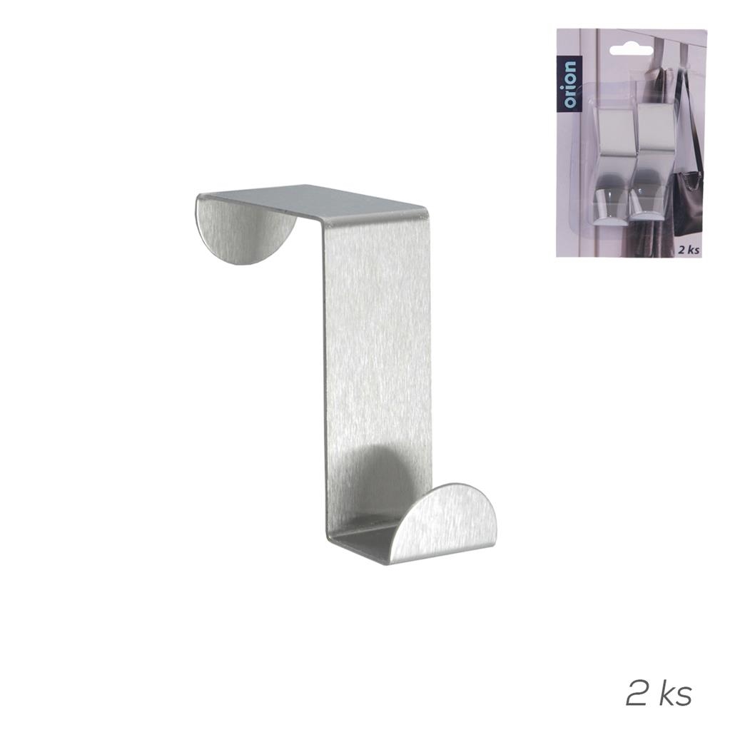 Věšák nerez na dveře hloubka 4cm 2ks KUTIL Sklad7 2634707.00
