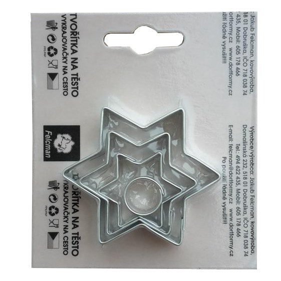 Vykrajovačka 3 hvězdy + kolečko  CZ KUTIL Sklad7 7720120.00