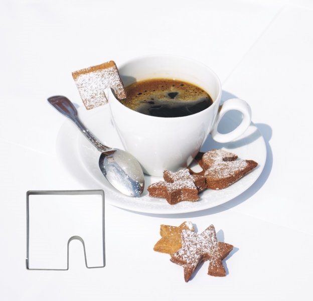 Vykrajovačka čtverec na hrnek 35x35mm  CZ KUTIL Sklad7 7116032.00