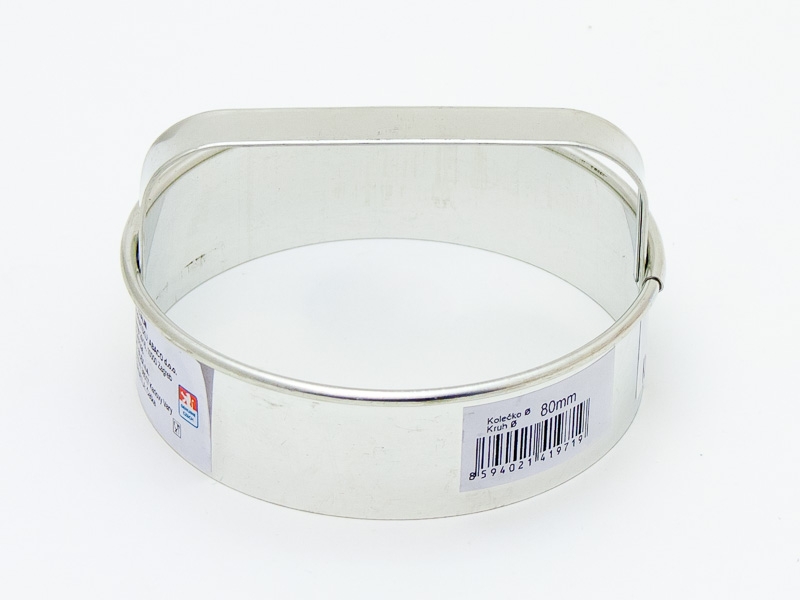 Vykrajovačka kolečko ¤80mm pocín s úchytem  CZ KUTIL Sklad7 7749710.00
