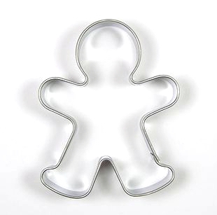 Vykrajovačka nerez perníček 41x32mm  CZ KUTIL Sklad7 7600850.00