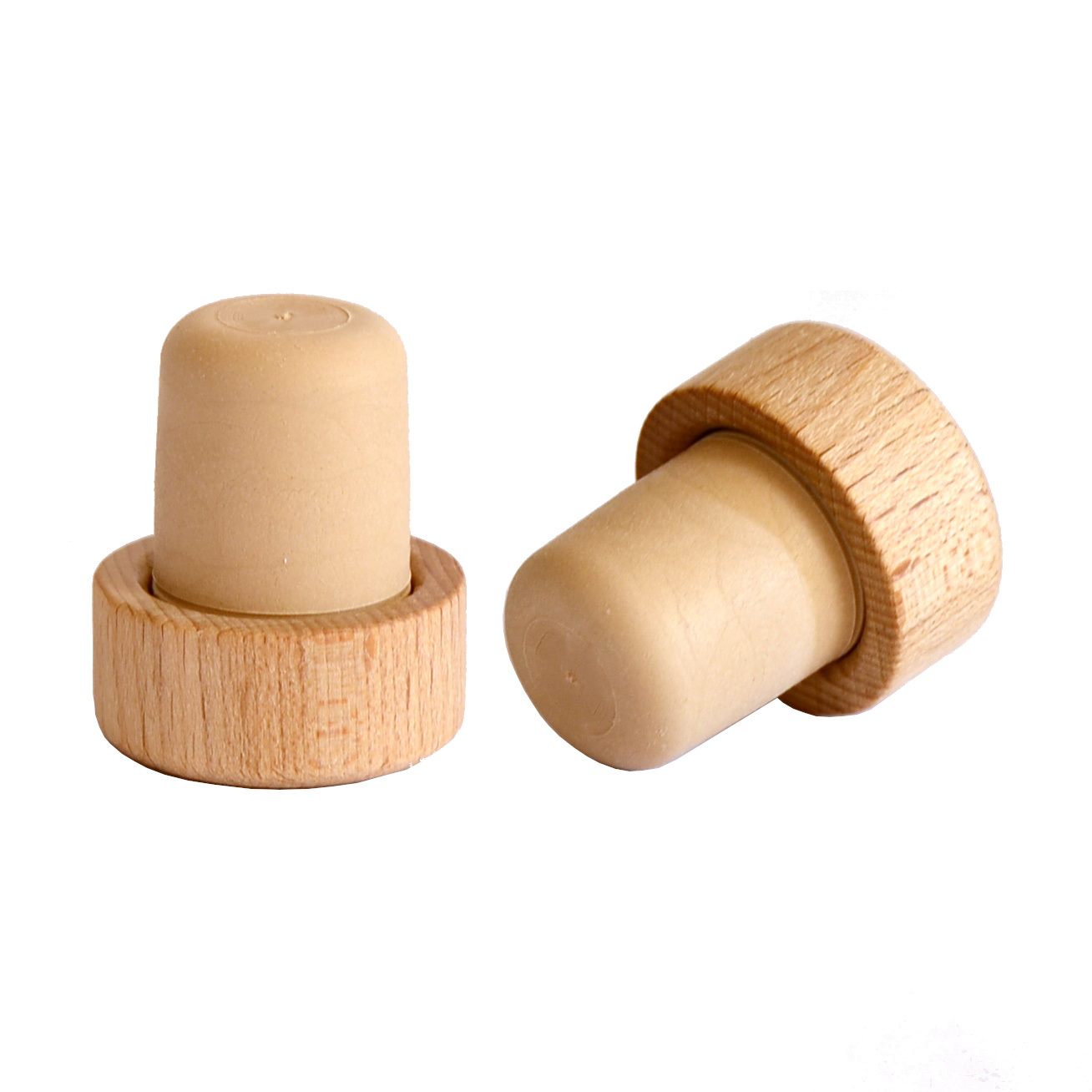 Zátka dřevo/plast 19mm  HŘÍBEK 2ks KUTIL Sklad7 4480042.00