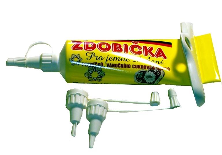 Zdobička perníčků tuba + 3 špičky  CZ KUTIL Sklad7 2010040.00