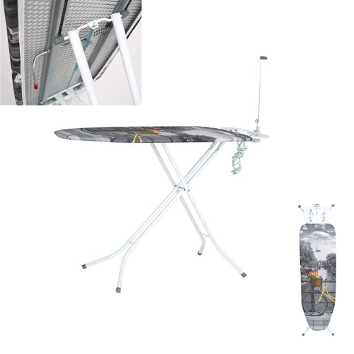 Žehlicí prkno 38x120cm  EURO II se zásuvkou, mix potahů KUTIL Sklad7 4711857.00