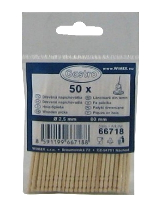 Napichovátka dřevo 8cm 50ks KUTIL Sklad7 2366718.00
