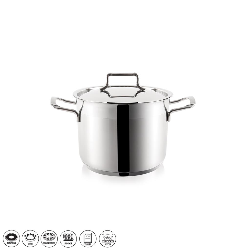 Hrnec nerez ¤14x10cm 1,5L ANETT s poklicí KUTIL Sklad7 2611698.00