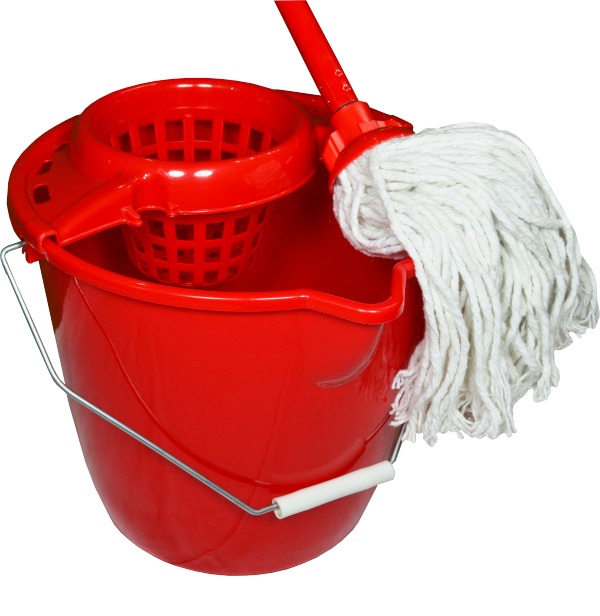 Mop komplet třásňový WET IT 12L kulatý modrá/červená KUTIL Sklad7 610141.00