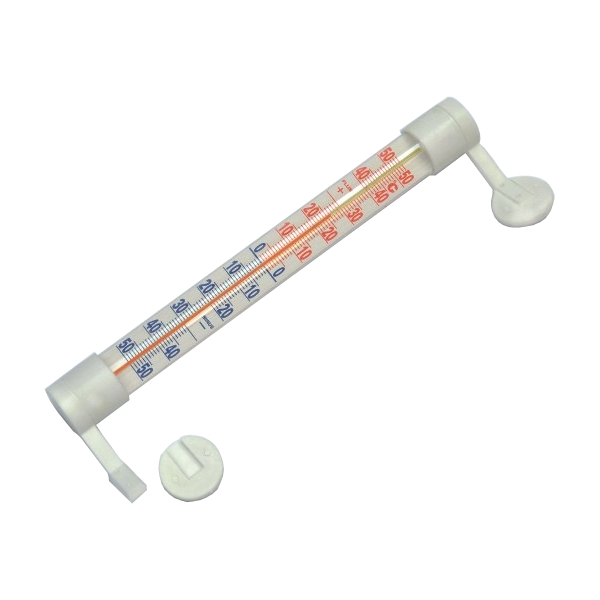Teploměr okenní plast/sklo 25x2,6cm lepicí M KOZÁČEK KUTIL Sklad7 590012.00