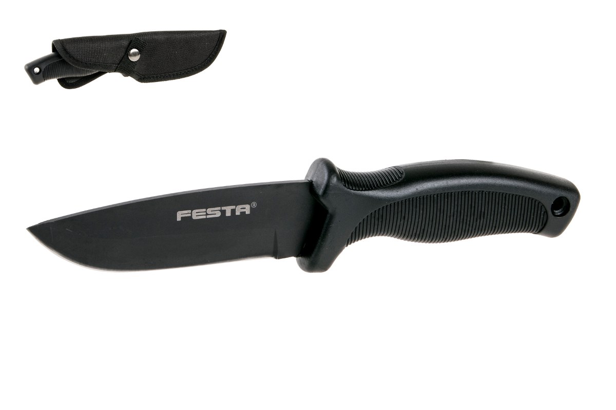 Nůž lovecký nerez/teflon 230mm s pouzdrem FESTA KUTIL Sklad7 8016229.00