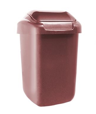 Kôš odpadkový výklopný 30L STANDARD meď