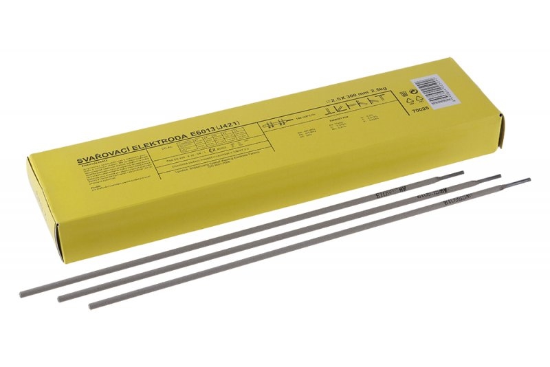 Elektrody svařovací rutilová E6013 (J421) ¤2,5mm 2,5kg KUTIL Sklad7 8070025.00