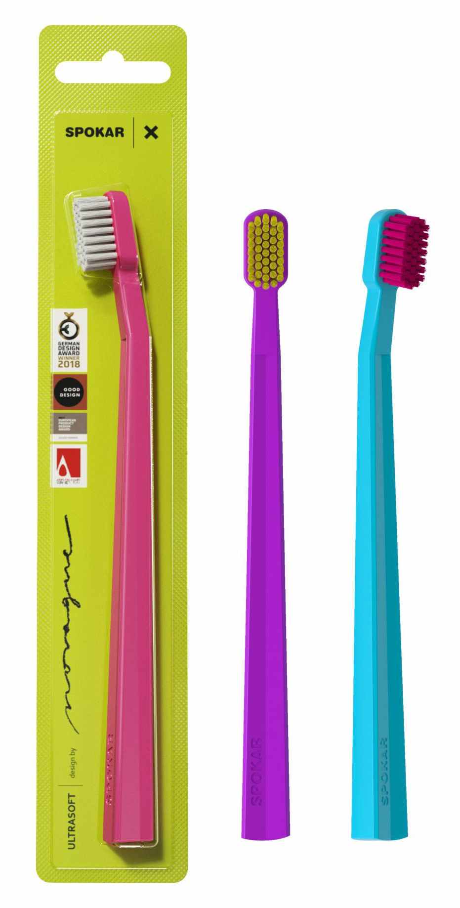 Zubní kartáček SPOKAR X SUPERSOFT, mix barev KUTIL Sklad7 6990940.00