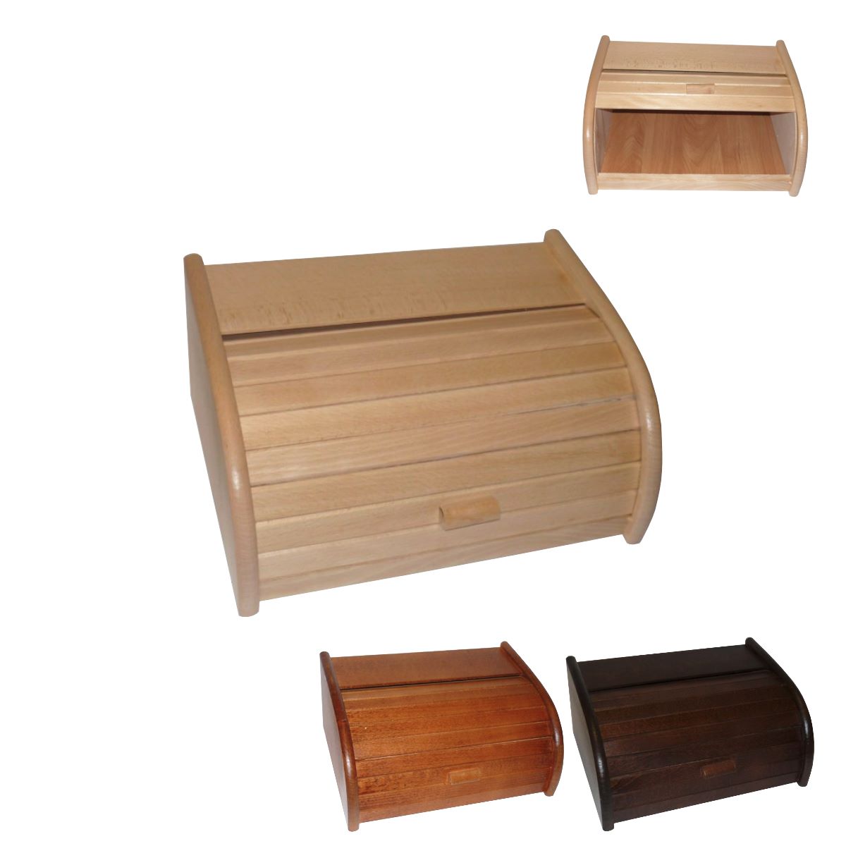 Chlebovka dřevo lak 33,5x24,5x14cm  WOOD, mix barev KUTIL Sklad7 450581.00