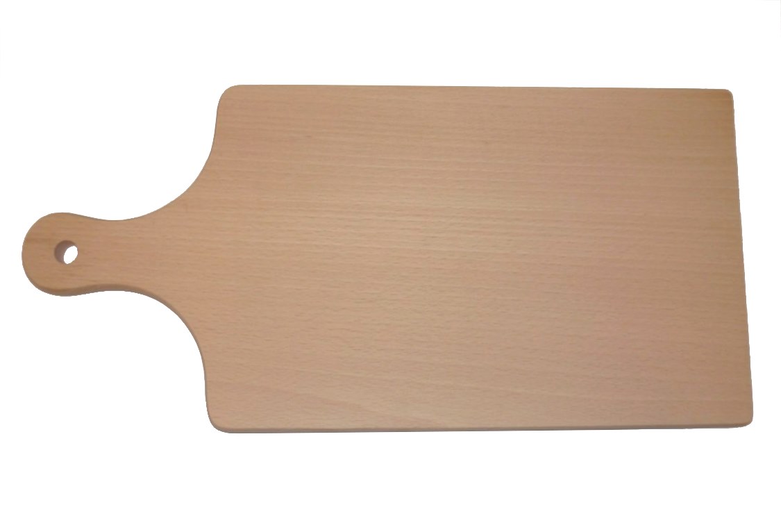Doštička drevo 42x19, 5x1, 5cm, rúčka WOOD