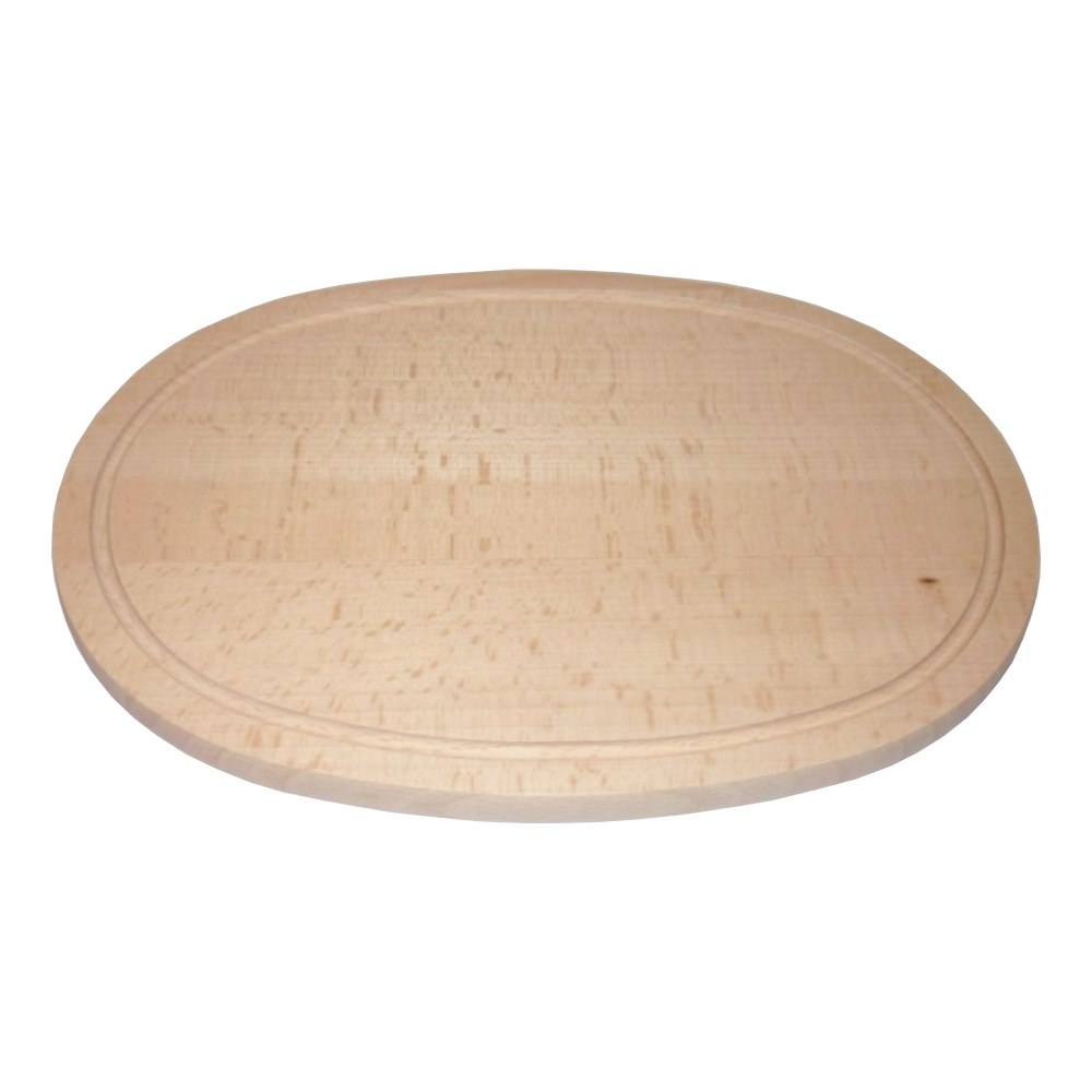 Prkénko dřevo s drážkou ovál 30x20,5x1,5cm  WOOD KUTIL Sklad7 451491.00