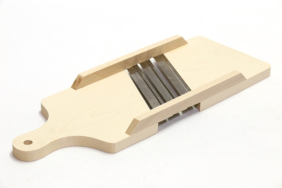 Strúhadlo kapusty 3 nože 42x15, 5cm s rúčkou WOOD