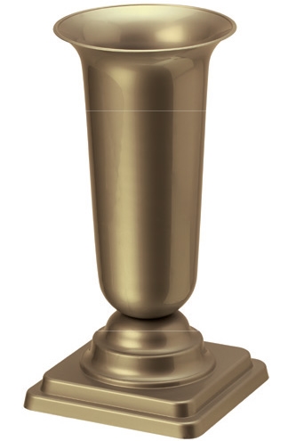 Váza hřbitovní PH zátěžová 27cm zlatá nová KUTIL Sklad7 7900940.00