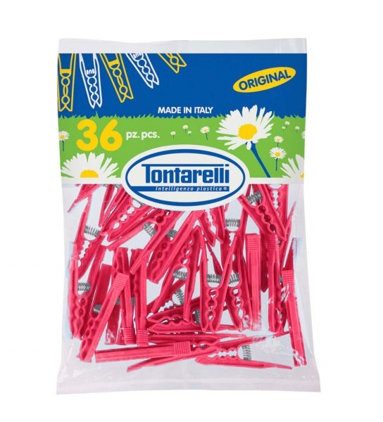 Kolíčky na prádlo 18ks plast  TONTARELLI MINIMOLLET KUTIL Sklad7 9612668.00
