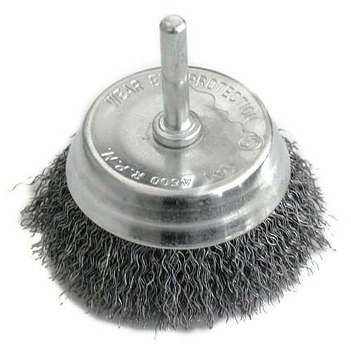 Kartáč rotační hrnkový vlnitý ¤ 75/0,3mm trn  STREND PRO KUTIL Sklad7 8753366.00