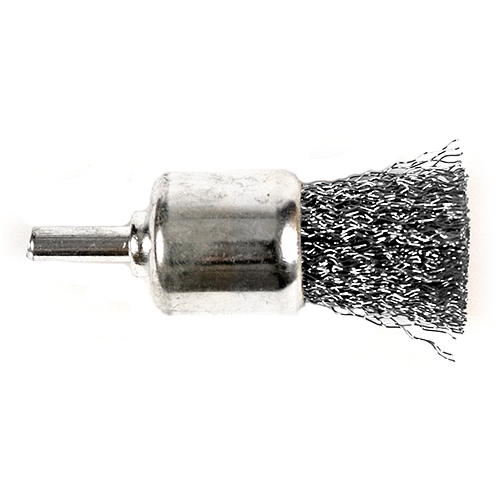 Kartáč rotační koncový vlnitý ¤25/0,3mm trn  STREND PRO KUTIL Sklad7 8753126.00