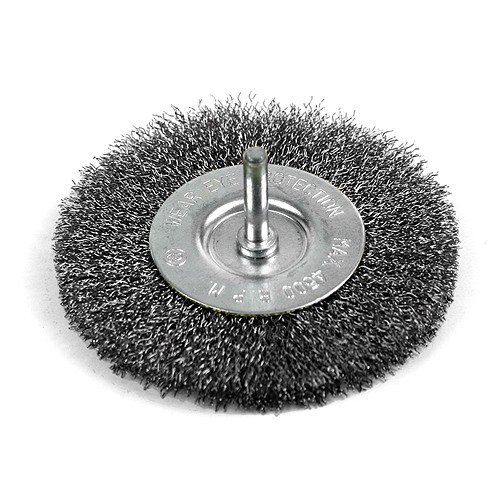 Kartáč rotační okružní vlnitý ¤100/0,3mm trn  STREND PRO KUTIL Sklad7 8753243.00