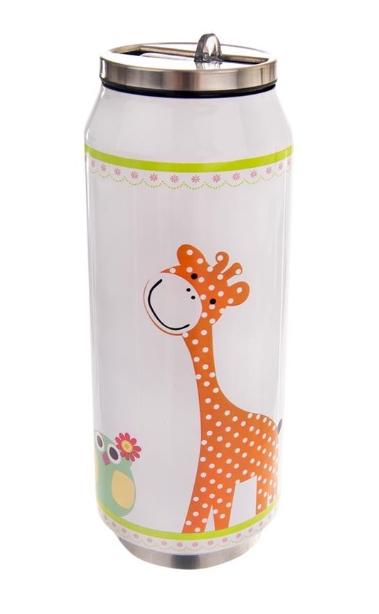 Termoska nerez 0,4 L plechovka ŽIRAFA