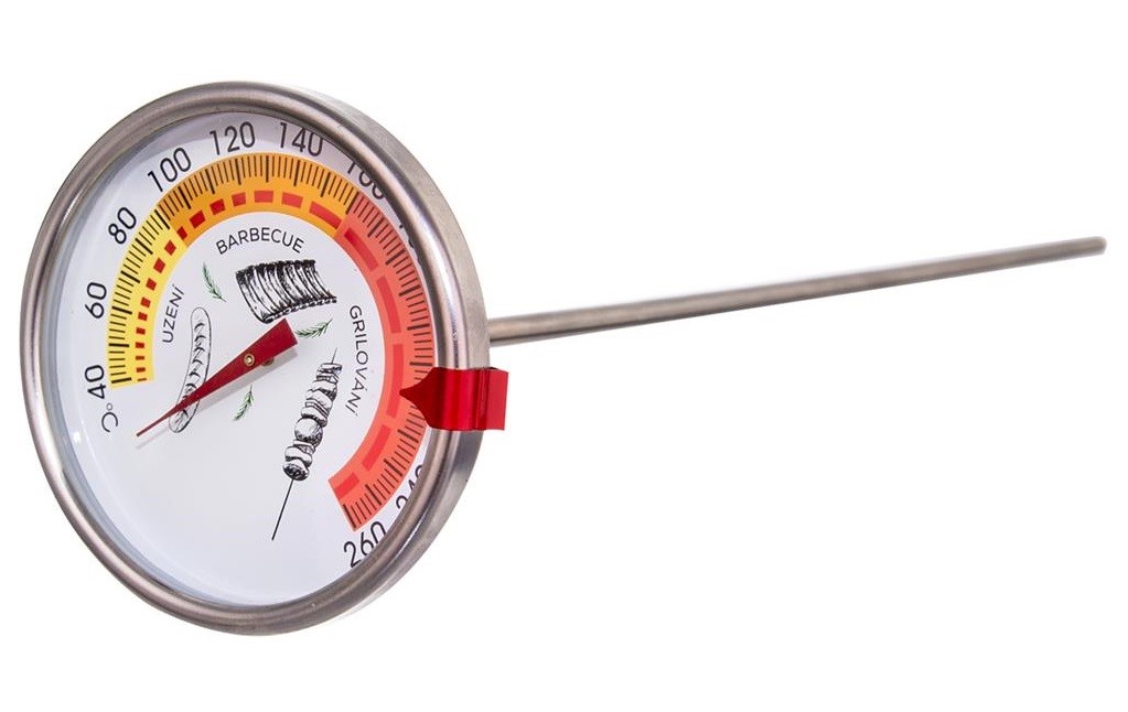Teploměr do udírny 40-260°C s hrotem a klipem ORION KUTIL Sklad7 2652861.00