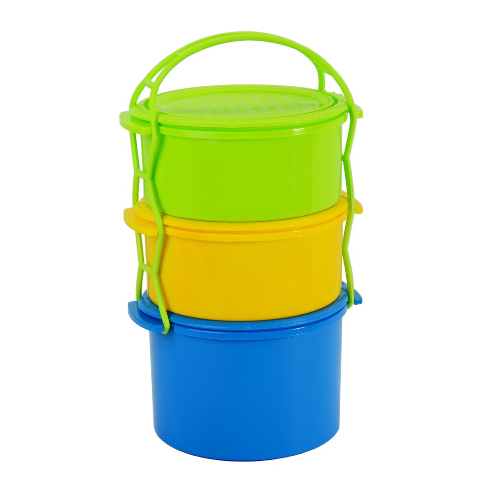 Jídlonosič plast 2x1,5L + 1x2L  KOMBI barevný KUTIL Sklad7 625192.00