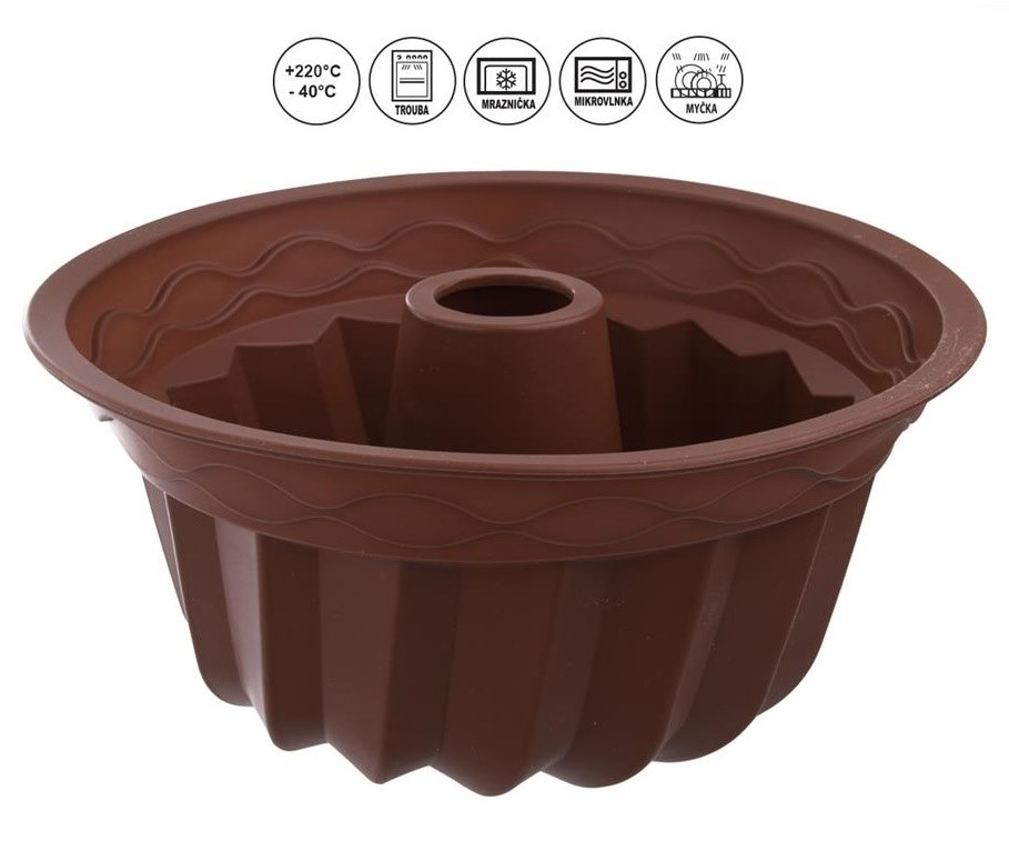 Forma silikonová bábovka ¤23,5cm  ORION hnědá KUTIL Sklad7 2610977.00
